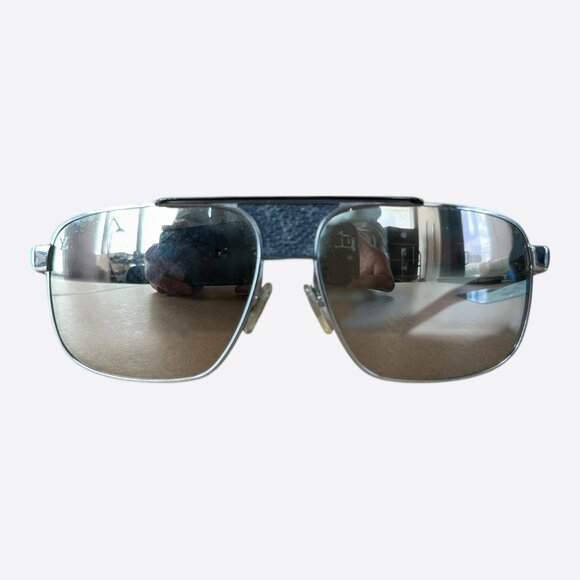 Louis Vuitton Silver Monogram Eclipse Pacific Sunglasses - Picture 1 of 5
